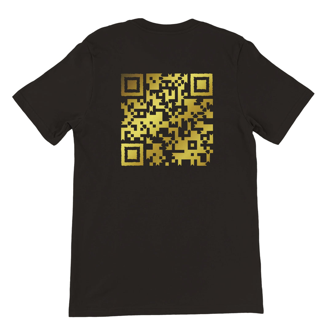 Gestalten Sie Ihr eigenes T-Shirt mit einem individuellen QR-Code ihrer Wahl. Der QR Code kann zu ihrem Instagram oder Tiktok führen. Perfekt für jeden, der Mode und QR Codes verbinden möchte. Bestellen Sie jetzt und erhalten Sie Ihr personalisiertes QR-Code T-Shirt direkt zu Ihnen nach Hause.